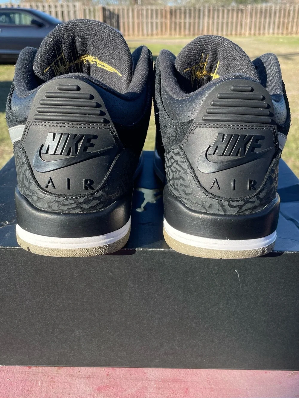 Air Jordan Retro 3 Tinker/Black Cement Size 8.5